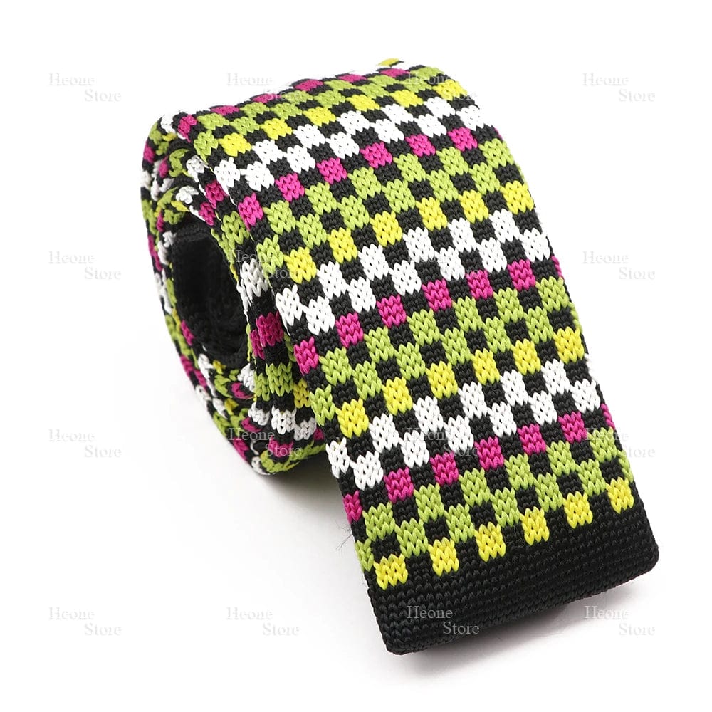 ZONFAZ Novelty Chic Skinny Knitted Ties For Men