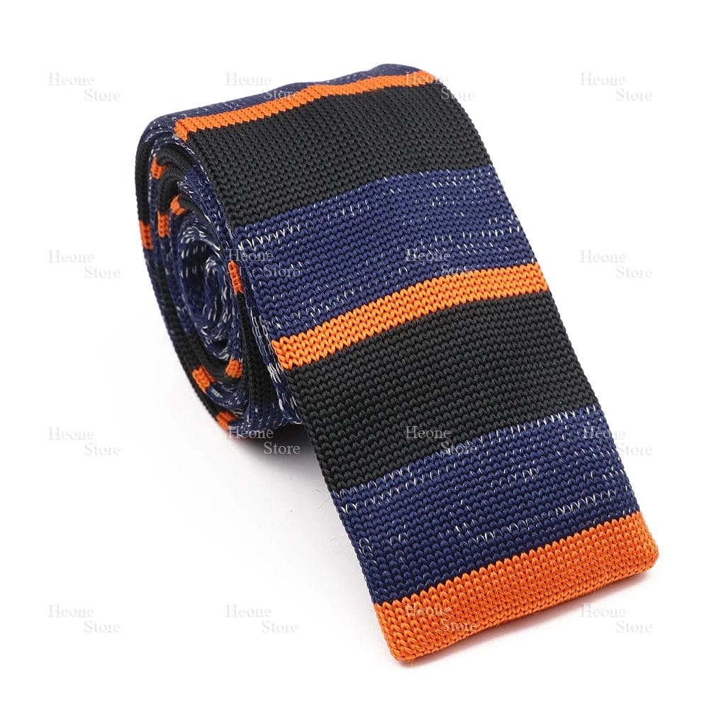 ZONFAZ Novelty Chic Skinny Knitted Ties For Men