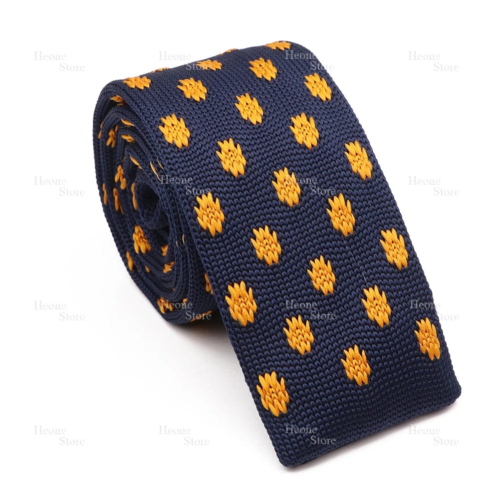 ZONFAZ Novelty Chic Skinny Knitted Ties For Men