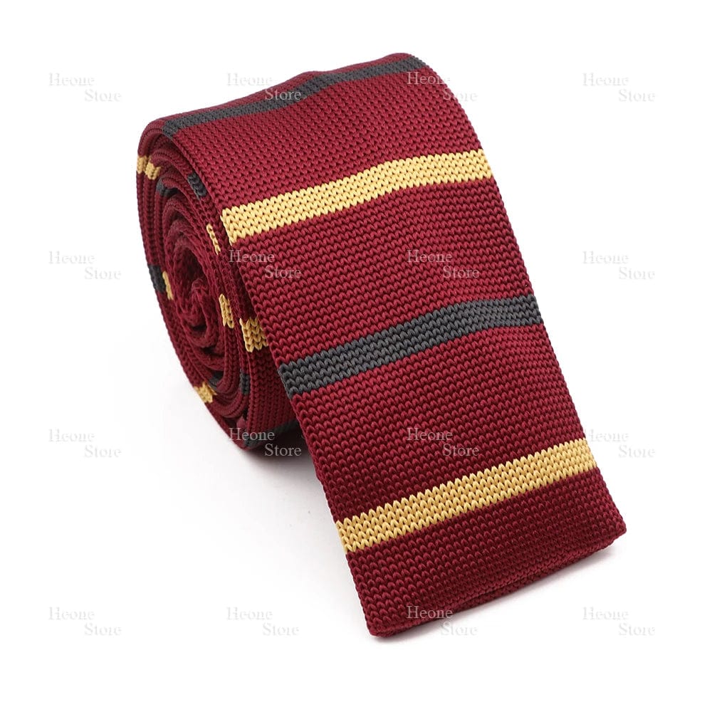 ZONFAZ Novelty Chic Skinny Knitted Ties For Men