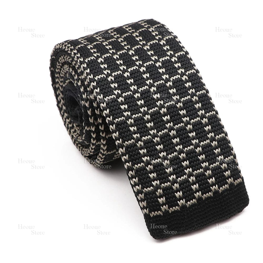 ZONFAZ Novelty Chic Skinny Knitted Ties For Men