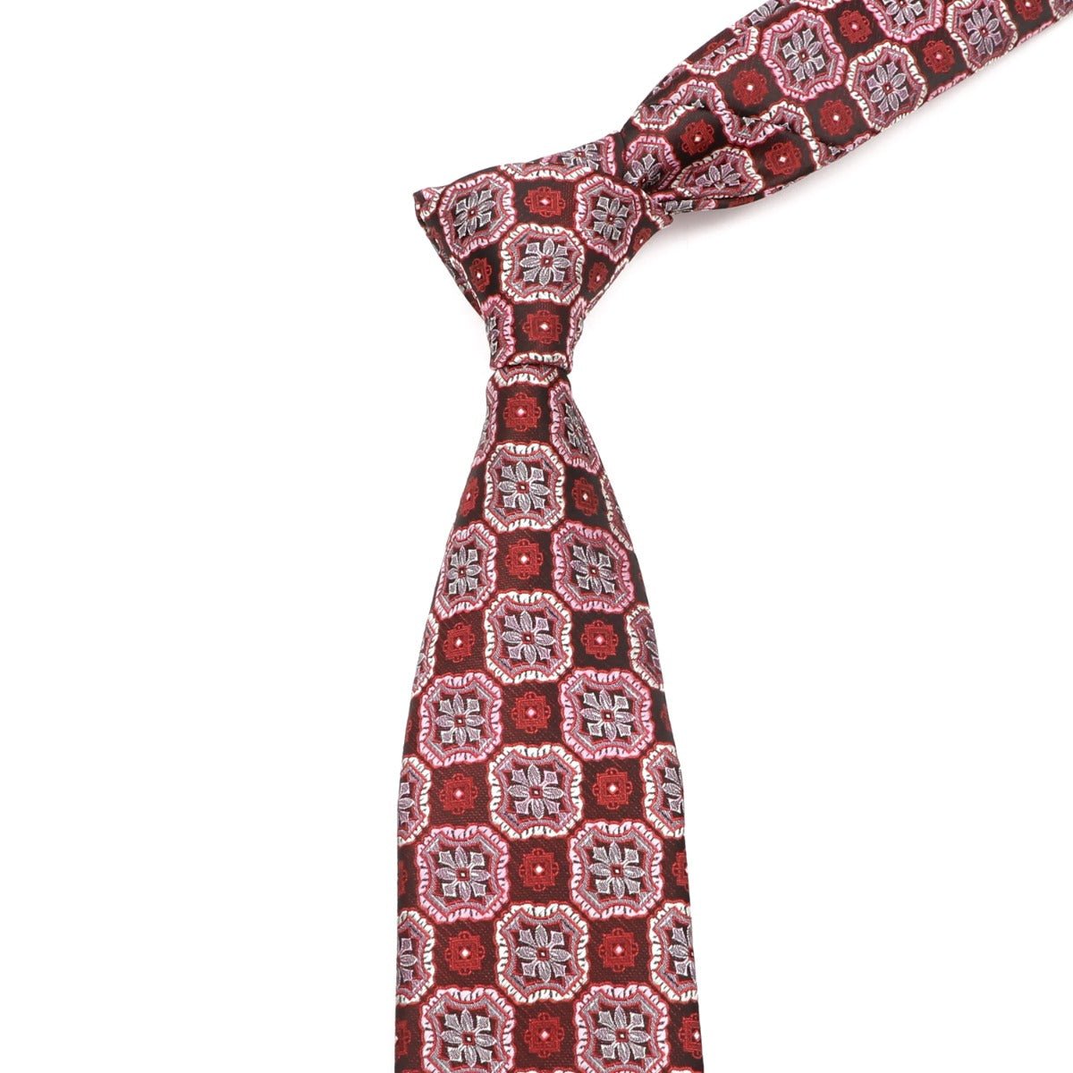 ZONFAZ Novelty Fashion Silk Necktie For Men 7cm Skinny Floral Wedding Tie