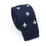 ZONFAZ Novelty Knitted Ties for Men Warm Woven Skinny Necktie