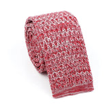 ZONFAZ Novelty Knitted Ties for Men Warm Woven Skinny Necktie