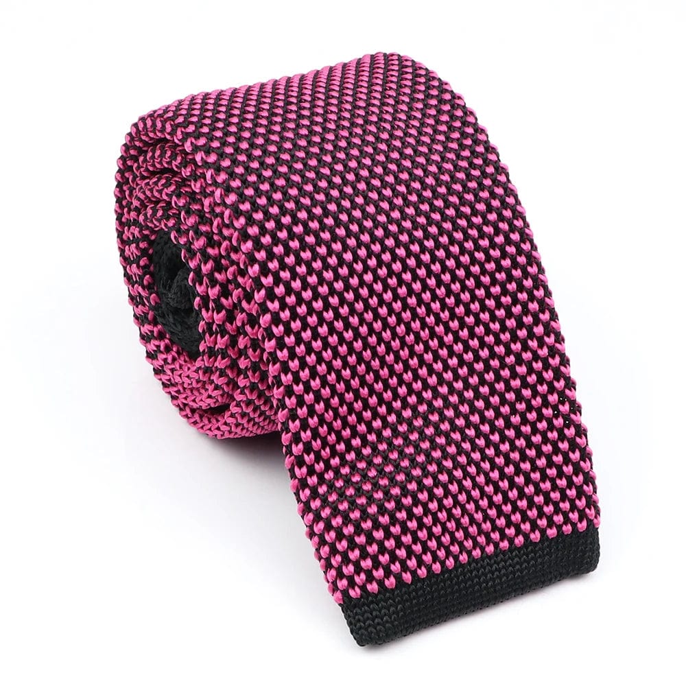 ZONFAZ Novelty Knitted Ties for Men Warm Woven Skinny Necktie