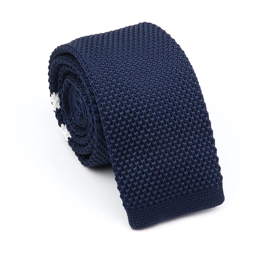 ZONFAZ Novelty Knitted Ties for Men Warm Woven Skinny Necktie