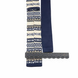 ZONFAZ Novelty Knitted Ties for Men Warm Woven Skinny Necktie