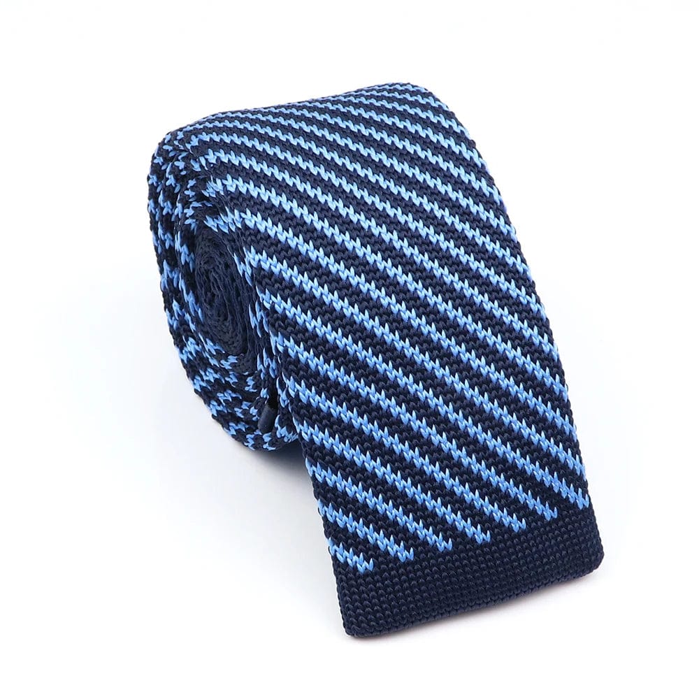 ZONFAZ Novelty Knitted Ties for Men Warm Woven Skinny Necktie