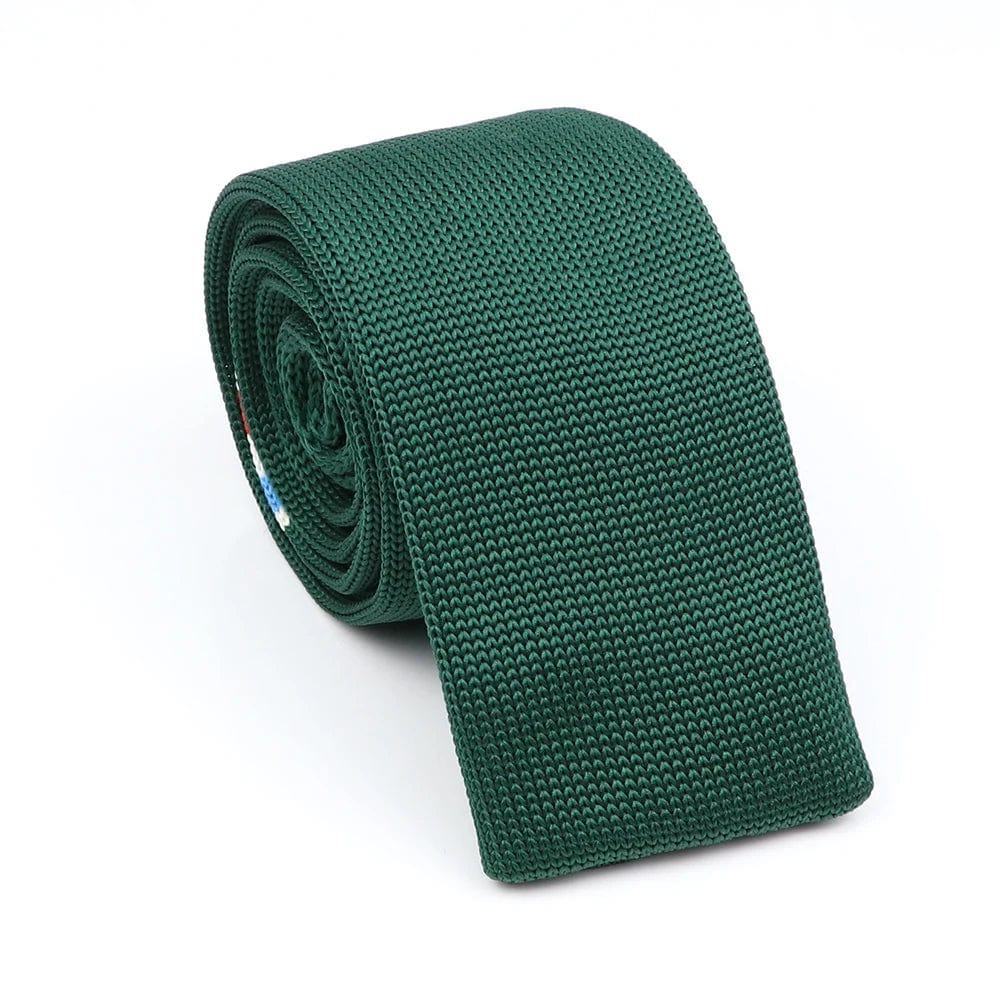 ZONFAZ Novelty Knitted Ties for Men Warm Woven Skinny Necktie