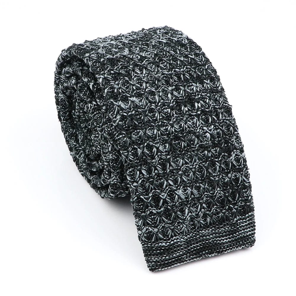 ZONFAZ Novelty Knitted Ties for Men Warm Woven Skinny Necktie