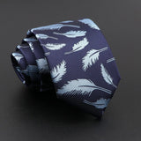 ZONFAZ Novelty Men's Floral Silk Ties