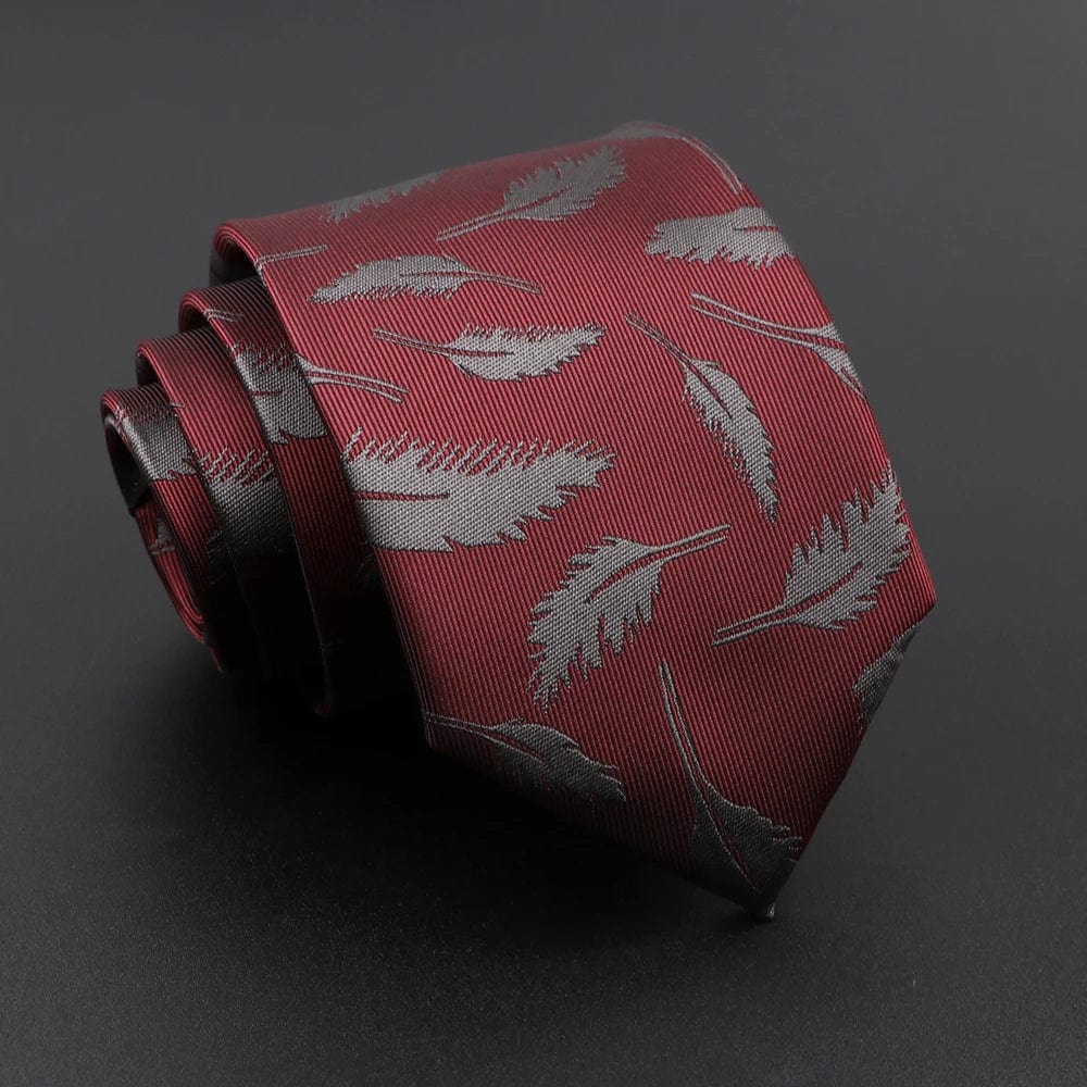 ZONFAZ Novelty Men's Floral Silk Ties