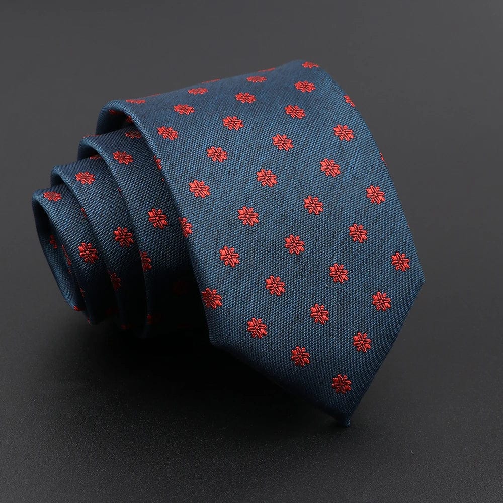 ZONFAZ Novelty Men's Floral Silk Ties