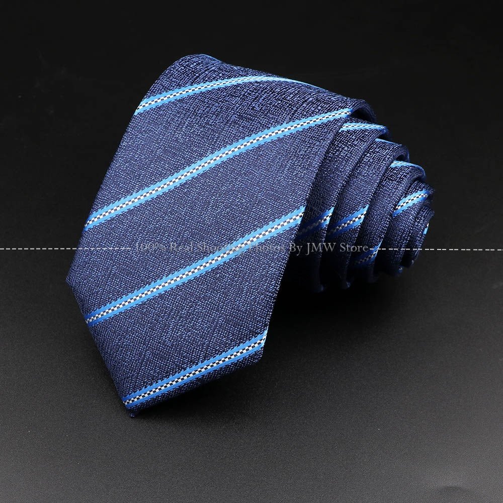 ZONFAZ Novelty Men's Skinny Striped Polka Dots Paisley Pattern Necktie