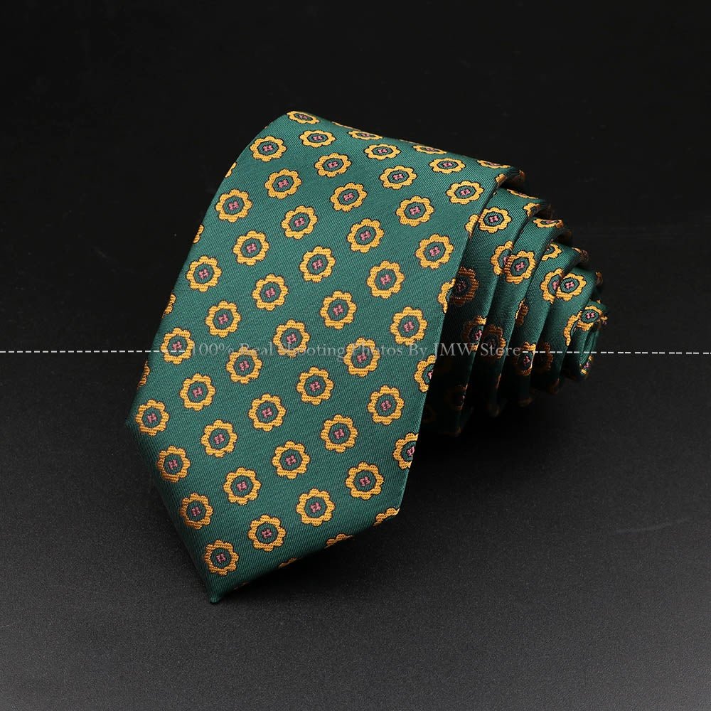 ZONFAZ Novelty Men's Skinny Striped Polka Dots Paisley Pattern Necktie