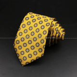 ZONFAZ Novelty Men's Skinny Striped Polka Dots Paisley Pattern Necktie