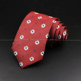 ZONFAZ Novelty Men's Skinny Striped Polka Dots Paisley Pattern Necktie