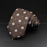 ZONFAZ Novelty Men's Skinny Striped Polka Dots Paisley Pattern Necktie