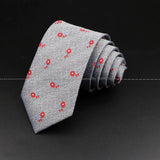 ZONFAZ Novelty Men's Skinny Striped Polka Dots Paisley Pattern Necktie