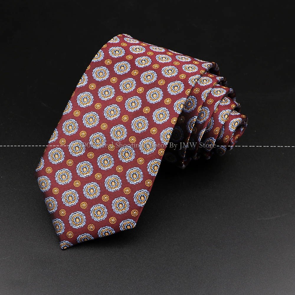 ZONFAZ Novelty Men's Skinny Striped Polka Dots Paisley Pattern Necktie