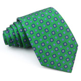 ZONFAZ Novelty Polka Dot Paisley Silk Tie