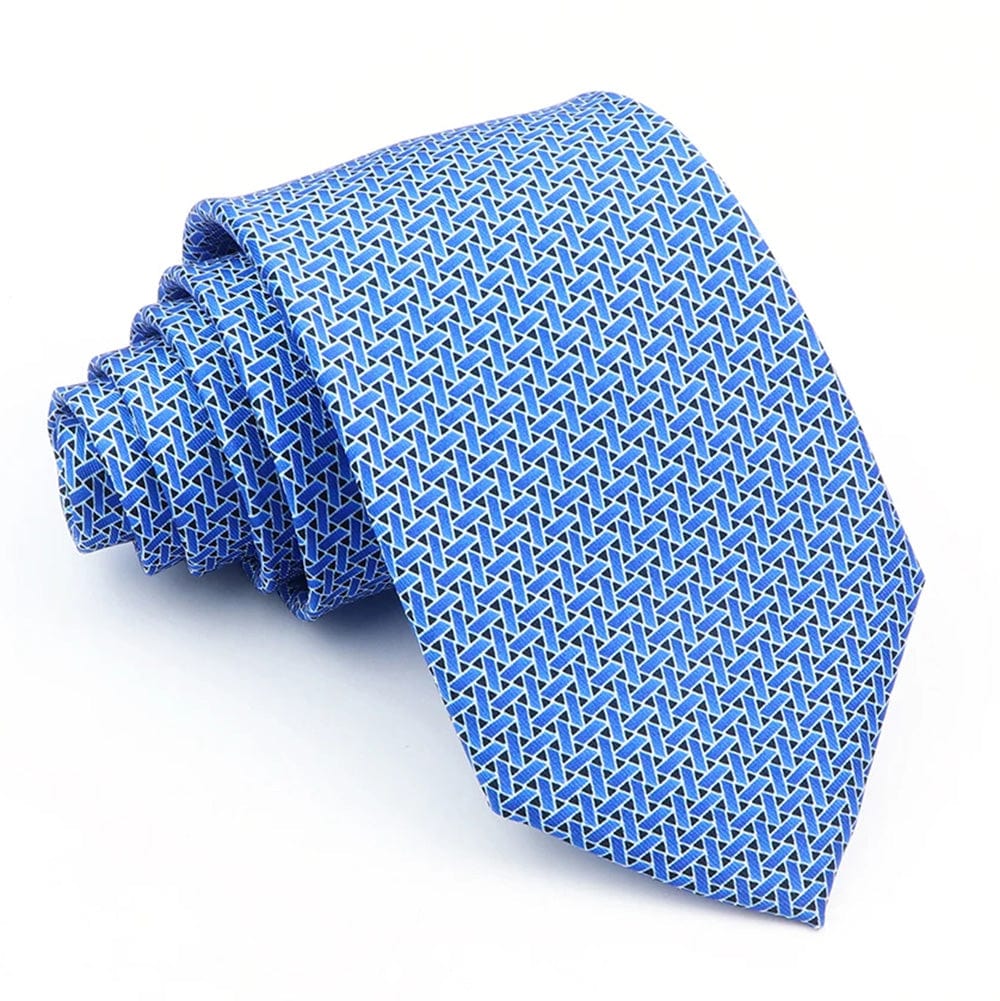 ZONFAZ Novelty Polka Dot Paisley Silk Tie