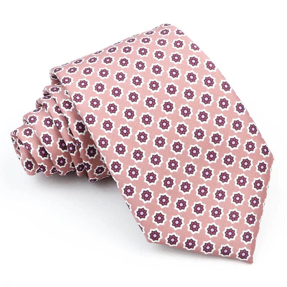 ZONFAZ Novelty Polka Dot Paisley Silk Tie