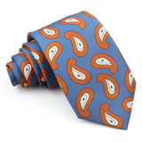 ZONFAZ Novelty Polka Dot Paisley Silk Tie