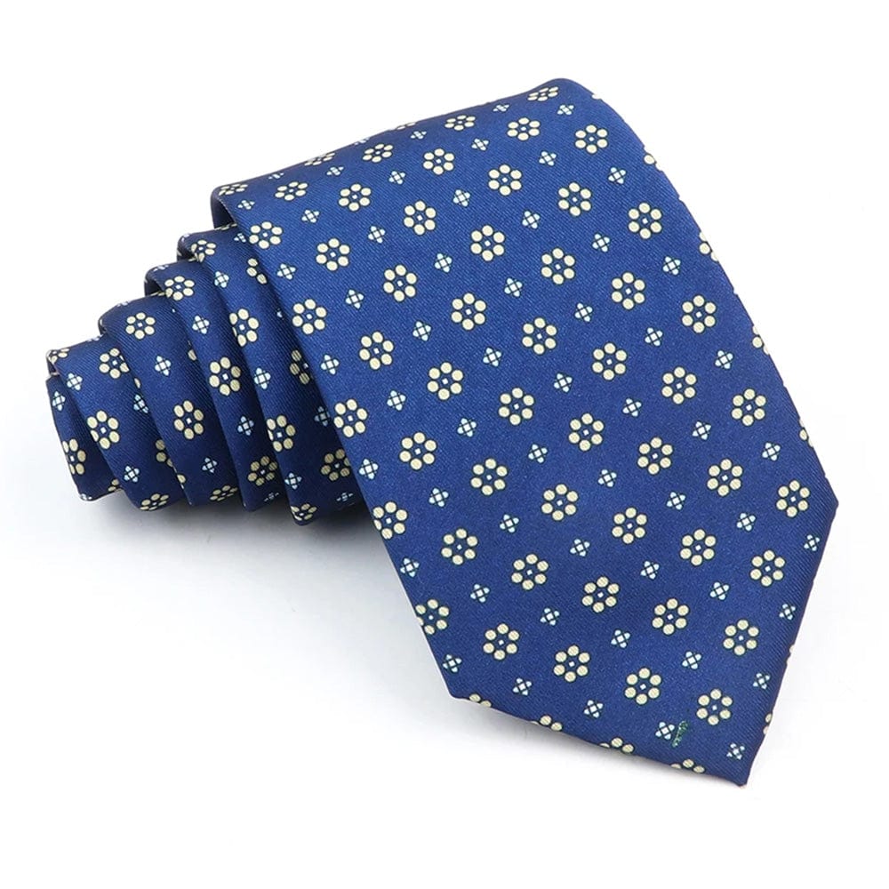 ZONFAZ Novelty Polka Dot Paisley Silk Tie