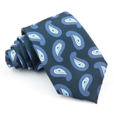 ZONFAZ Novelty Polka Dot Paisley Silk Tie