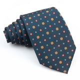 ZONFAZ Novelty Polka Dot Paisley Silk Tie