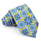 ZONFAZ Novelty Polka Dot Paisley Silk Tie