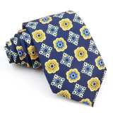 ZONFAZ Novelty Polka Dot Paisley Silk Tie