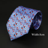 ZONFAZ Novelty Silk Neckties for Men Printed Soft Friendly Jacquard Tie