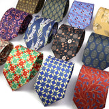 ZONFAZ Novelty Silk Neckties for Men Printed Soft Friendly Jacquard Tie