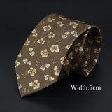 ZONFAZ Novelty Silk Neckties for Men Printed Soft Friendly Jacquard Tie