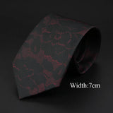 ZONFAZ Novelty Silk Neckties for Men Printed Soft Friendly Jacquard Tie