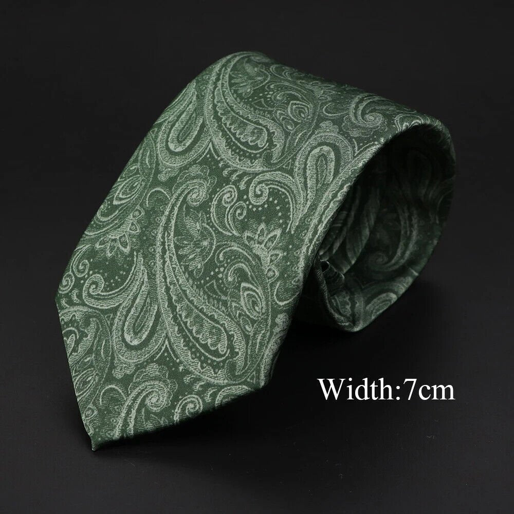 ZONFAZ Novelty Silk Neckties for Men Printed Soft Friendly Jacquard Tie