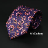 ZONFAZ Novelty Silk Neckties for Men Printed Soft Friendly Jacquard Tie