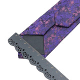 ZONFAZ Novelty Silk Ties Men's Fashion Plaid Flower Printed Skinny Floral Necktie