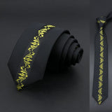 ZONFAZ Novelty Skinny Silk Neckties Patchwork Tie 6cm Width