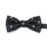 ZONFAZ Novelty Skull Pattern Bow Tie