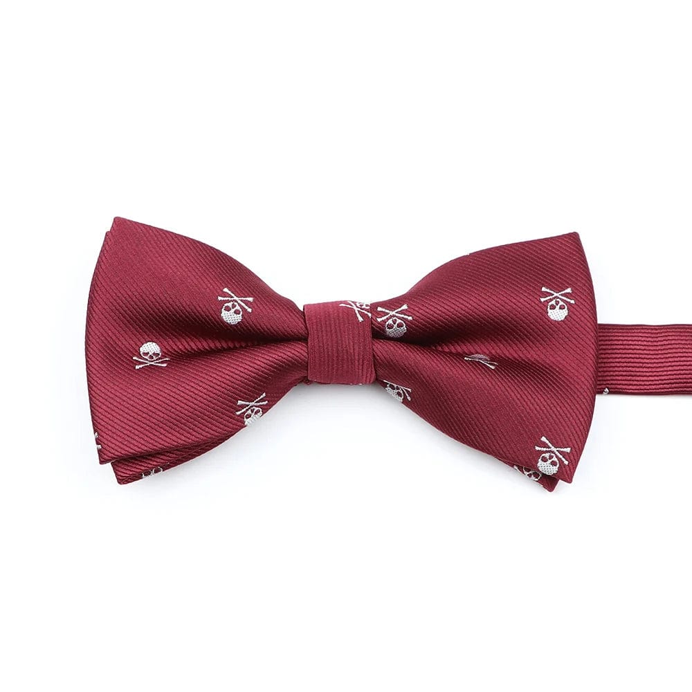 ZONFAZ Novelty Skull Pattern Bow Tie