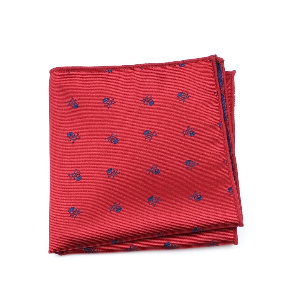 ZONFAZ Novelty Skull Pattern Pocket Square