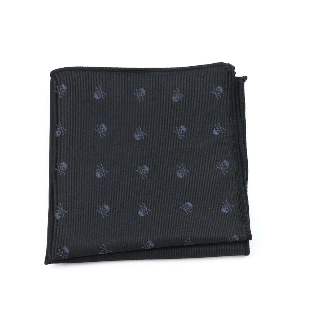 ZONFAZ Novelty Skull Pattern Pocket Square