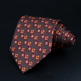 ZONFAZ Novelty Soft Silk Ties for Men Fashion 8.5cm Paisley Floral Necktie For Wedding Business Meeting Suit Ties