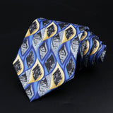 ZONFAZ Novelty Soft Silk Ties for Men Fashion 8.5cm Paisley Floral Necktie For Wedding Business Meeting Suit Ties