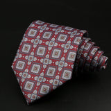 ZONFAZ Novelty Soft Silk Ties for Men Fashion 8.5cm Paisley Floral Necktie For Wedding Business Meeting Suit Ties