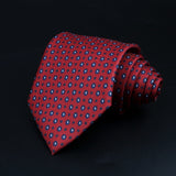 ZONFAZ Novelty Soft Silk Ties for Men Fashion 8.5cm Paisley Floral Necktie For Wedding Business Meeting Suit Ties