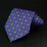 ZONFAZ Novelty Soft Silk Ties for Men Fashion 8.5cm Paisley Floral Necktie For Wedding Business Meeting Suit Ties